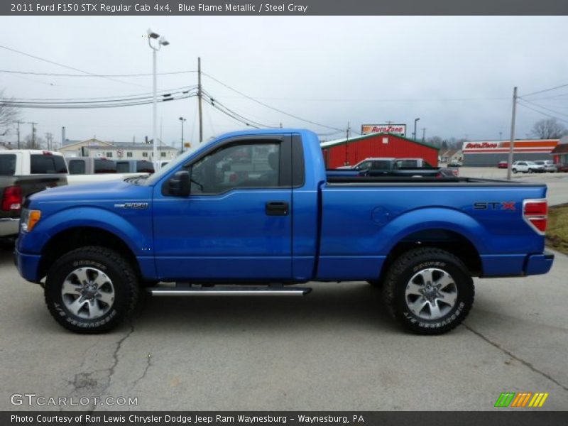  2011 F150 STX Regular Cab 4x4 Blue Flame Metallic