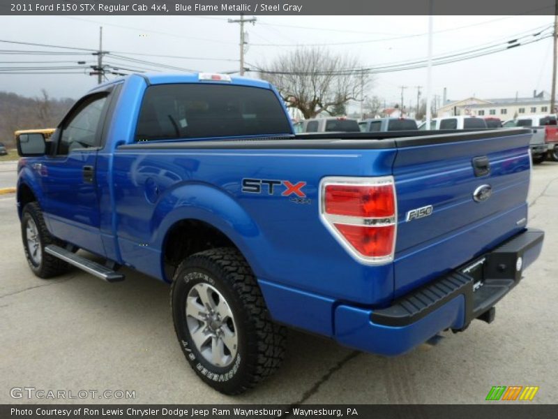  2011 F150 STX Regular Cab 4x4 Blue Flame Metallic