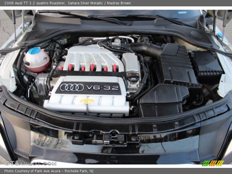 Sahara Silver Metallic / Madras Brown 2008 Audi TT 3.2 quattro Roadster