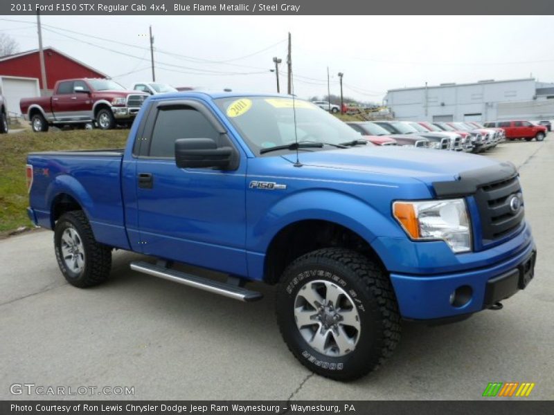 Front 3/4 View of 2011 F150 STX Regular Cab 4x4