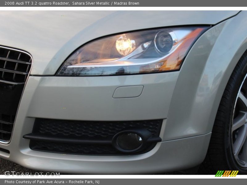 Sahara Silver Metallic / Madras Brown 2008 Audi TT 3.2 quattro Roadster