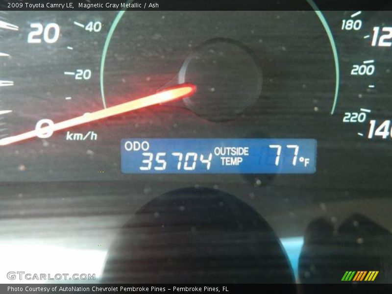 Magnetic Gray Metallic / Ash 2009 Toyota Camry LE