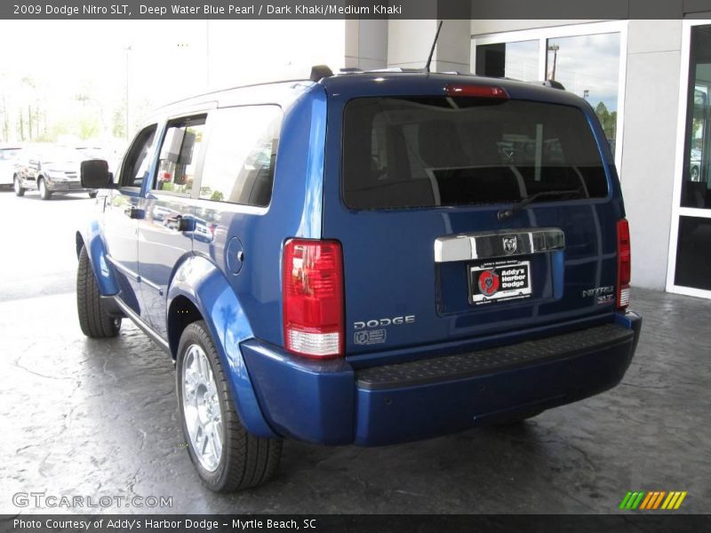 Deep Water Blue Pearl / Dark Khaki/Medium Khaki 2009 Dodge Nitro SLT