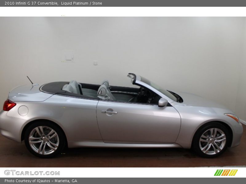 Liquid Platinum / Stone 2010 Infiniti G 37 Convertible