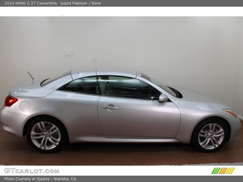 Liquid Platinum / Stone 2010 Infiniti G 37 Convertible