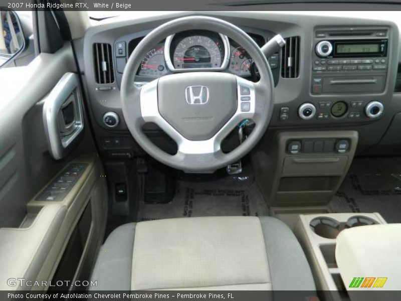 Dashboard of 2007 Ridgeline RTX