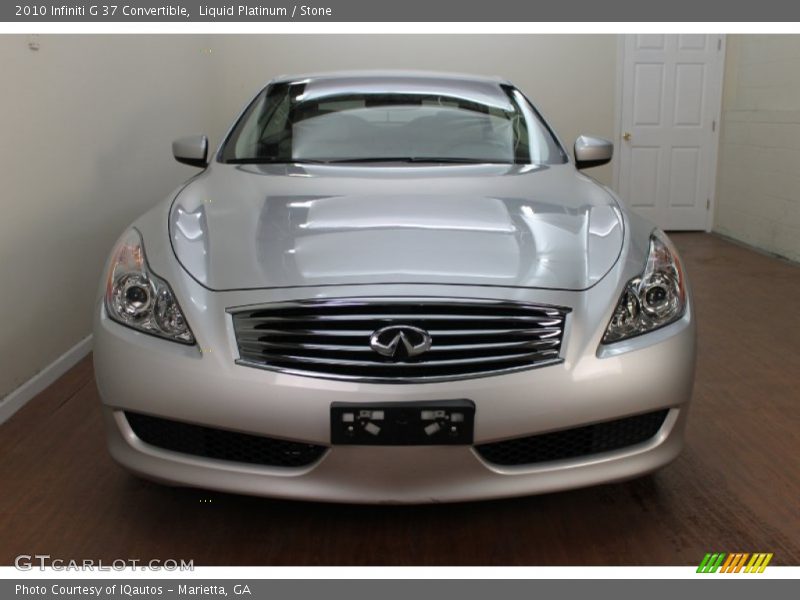 Liquid Platinum / Stone 2010 Infiniti G 37 Convertible