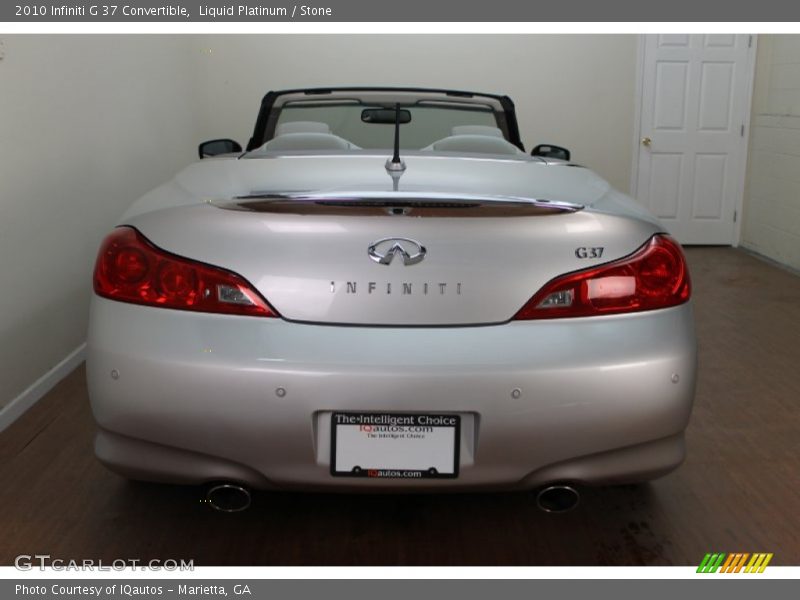 Liquid Platinum / Stone 2010 Infiniti G 37 Convertible