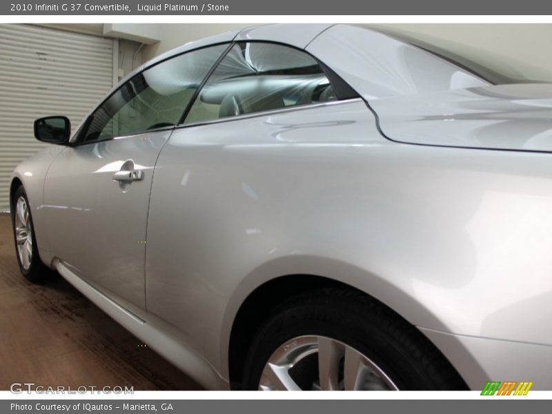 Liquid Platinum / Stone 2010 Infiniti G 37 Convertible