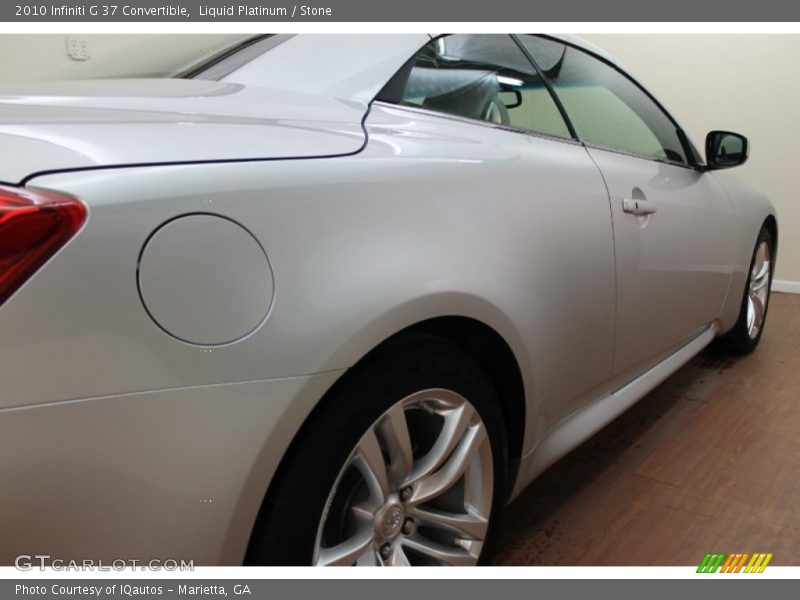 Liquid Platinum / Stone 2010 Infiniti G 37 Convertible