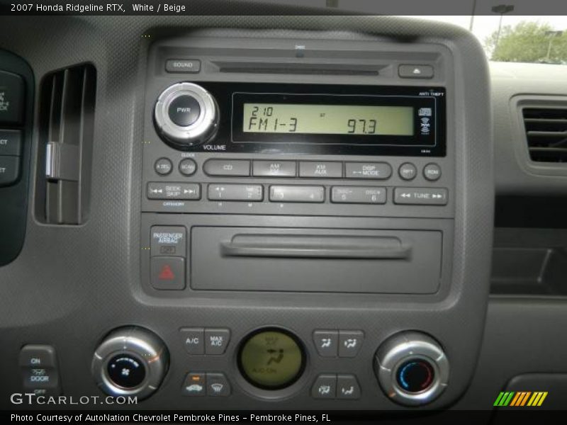 Audio System of 2007 Ridgeline RTX