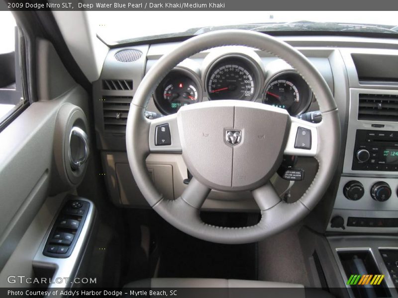 Deep Water Blue Pearl / Dark Khaki/Medium Khaki 2009 Dodge Nitro SLT