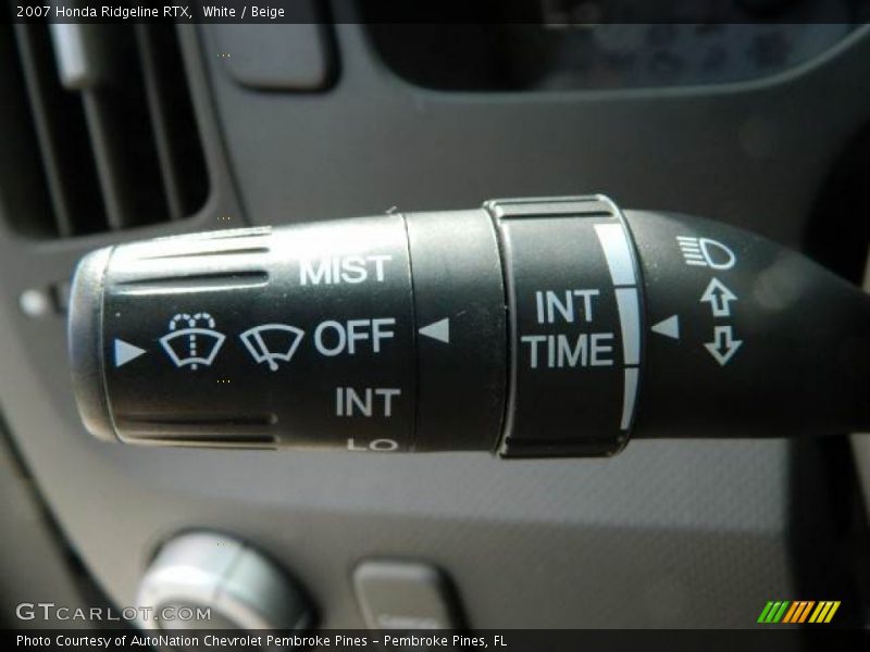 Controls of 2007 Ridgeline RTX