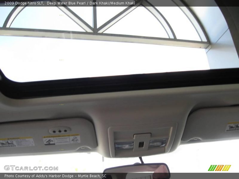 Deep Water Blue Pearl / Dark Khaki/Medium Khaki 2009 Dodge Nitro SLT