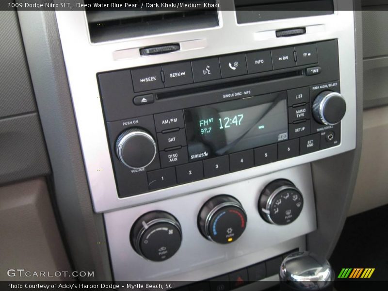 Deep Water Blue Pearl / Dark Khaki/Medium Khaki 2009 Dodge Nitro SLT