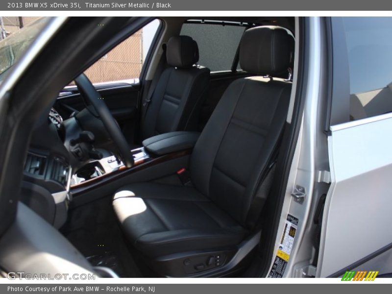 Titanium Silver Metallic / Black 2013 BMW X5 xDrive 35i