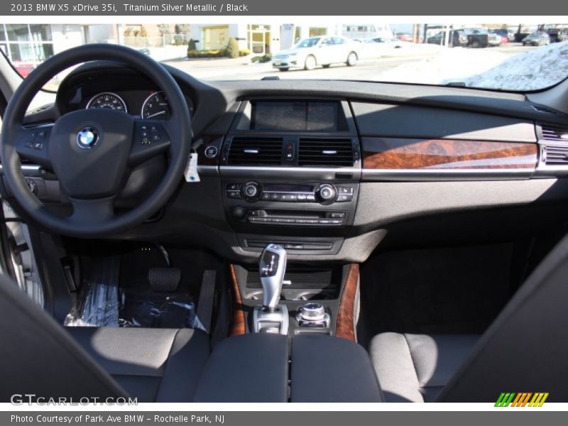 Titanium Silver Metallic / Black 2013 BMW X5 xDrive 35i