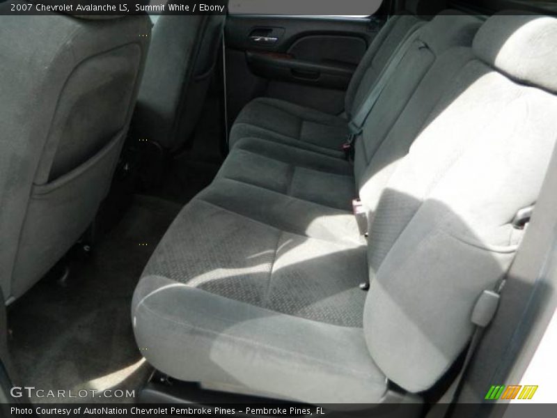 Summit White / Ebony 2007 Chevrolet Avalanche LS