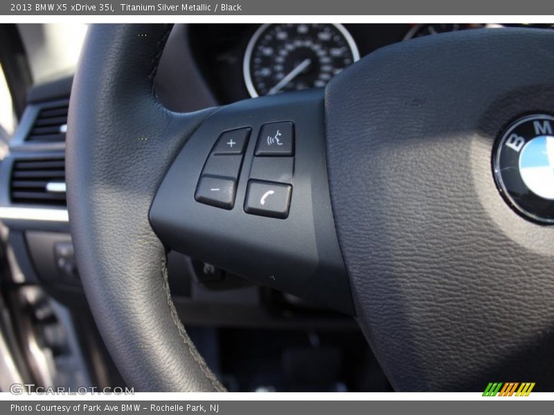 Titanium Silver Metallic / Black 2013 BMW X5 xDrive 35i