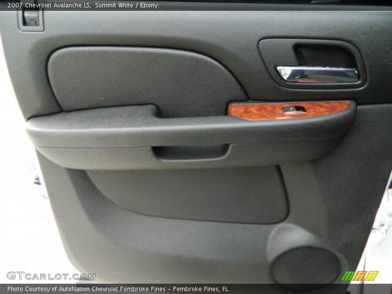 Summit White / Ebony 2007 Chevrolet Avalanche LS
