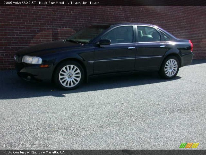 Magic Blue Metallic / Taupe/Light Taupe 2006 Volvo S80 2.5T