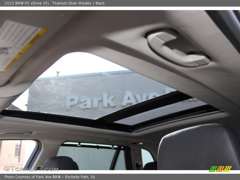 Titanium Silver Metallic / Black 2013 BMW X5 xDrive 35i