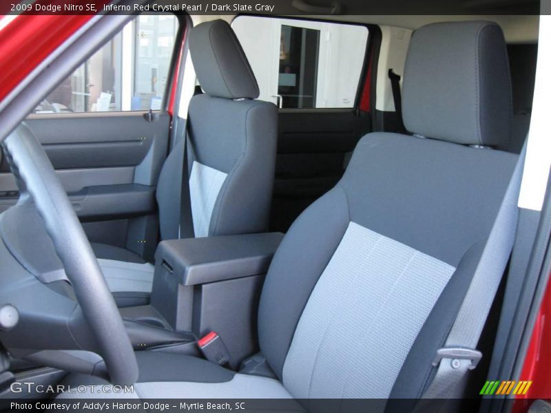 Inferno Red Crystal Pearl / Dark Slate Gray 2009 Dodge Nitro SE