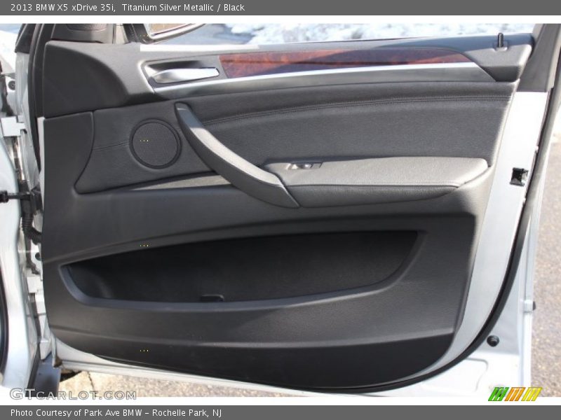 Titanium Silver Metallic / Black 2013 BMW X5 xDrive 35i