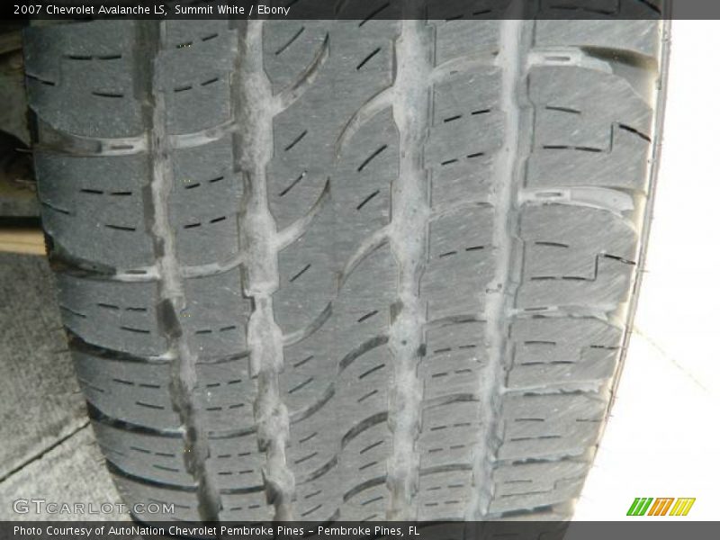 Summit White / Ebony 2007 Chevrolet Avalanche LS