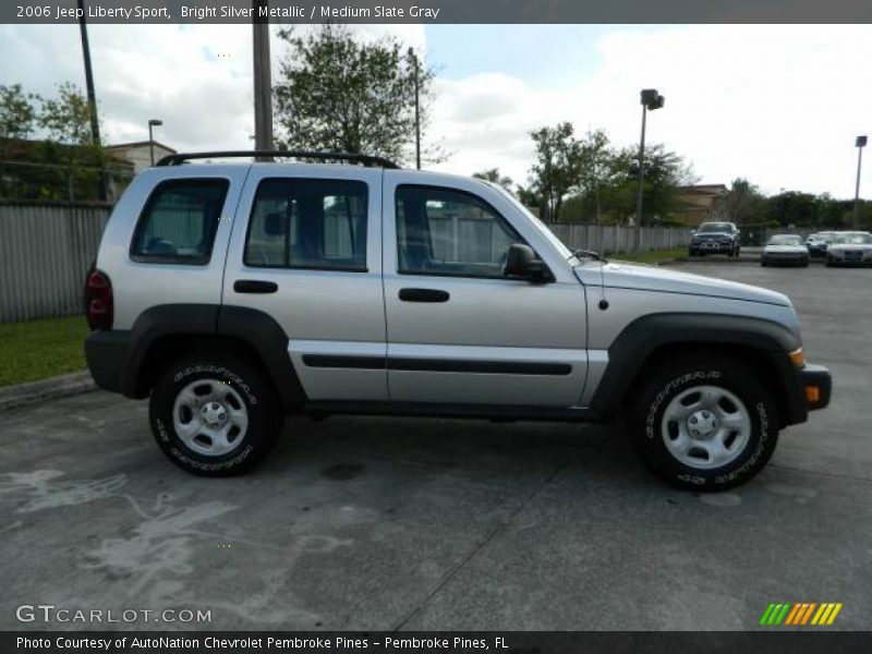 Bright Silver Metallic / Medium Slate Gray 2006 Jeep Liberty Sport