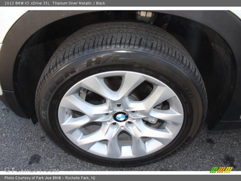 Titanium Silver Metallic / Black 2013 BMW X5 xDrive 35i