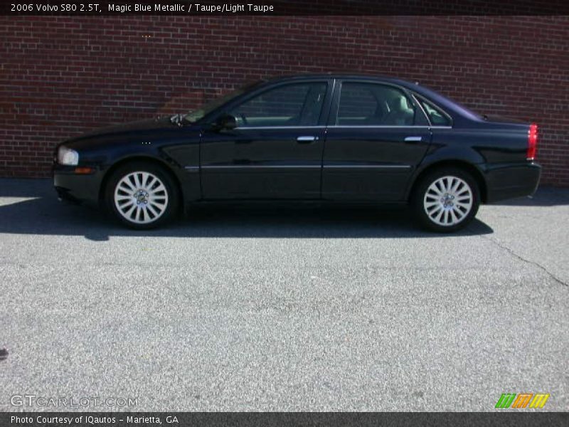 Magic Blue Metallic / Taupe/Light Taupe 2006 Volvo S80 2.5T