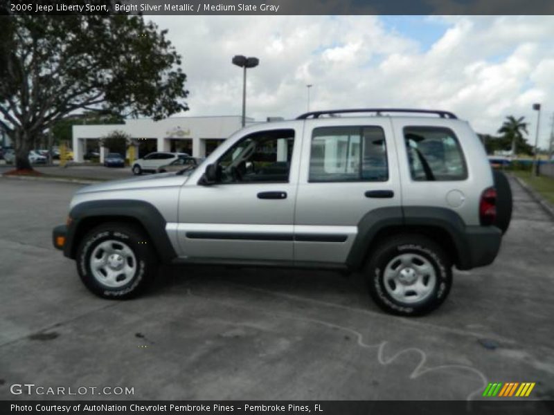 Bright Silver Metallic / Medium Slate Gray 2006 Jeep Liberty Sport