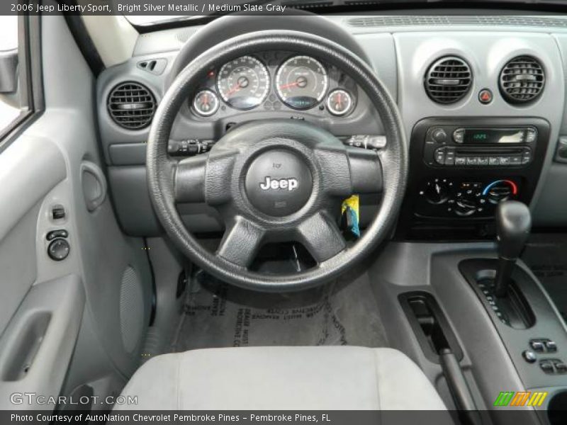 Bright Silver Metallic / Medium Slate Gray 2006 Jeep Liberty Sport