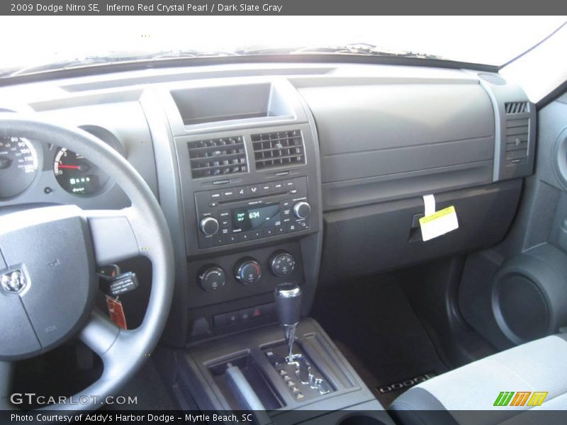 Inferno Red Crystal Pearl / Dark Slate Gray 2009 Dodge Nitro SE