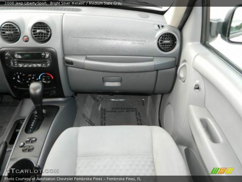 Bright Silver Metallic / Medium Slate Gray 2006 Jeep Liberty Sport