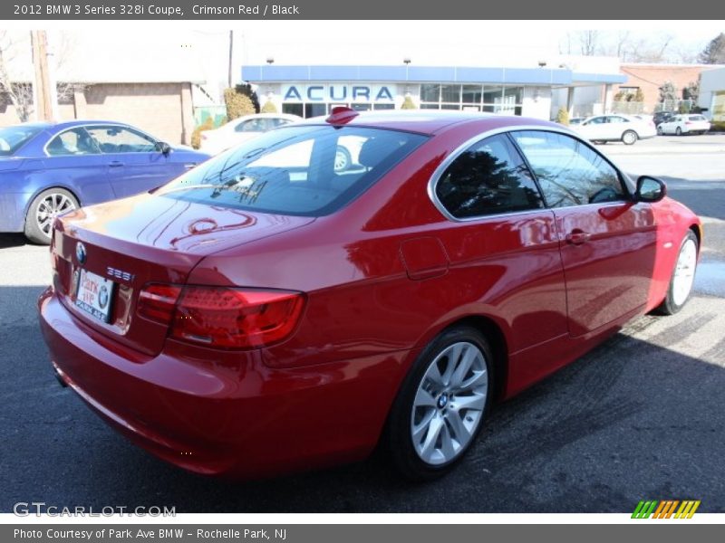 Crimson Red / Black 2012 BMW 3 Series 328i Coupe