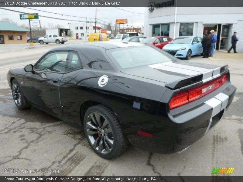 Pitch Black / Dark Slate Gray 2013 Dodge Challenger SRT8 392