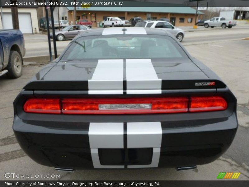 Pitch Black / Dark Slate Gray 2013 Dodge Challenger SRT8 392