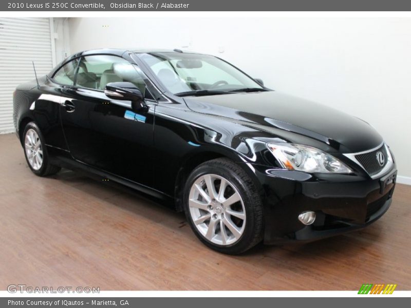 Obsidian Black / Alabaster 2010 Lexus IS 250C Convertible