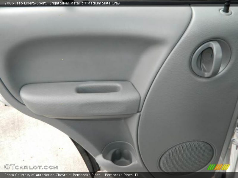 Bright Silver Metallic / Medium Slate Gray 2006 Jeep Liberty Sport