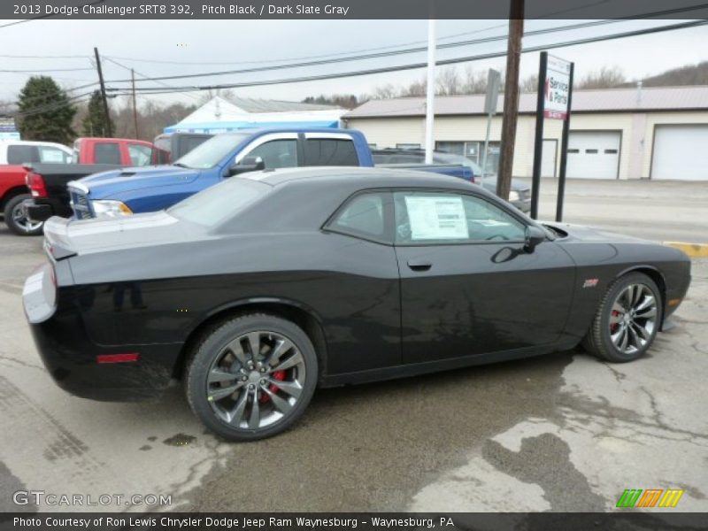 Pitch Black / Dark Slate Gray 2013 Dodge Challenger SRT8 392