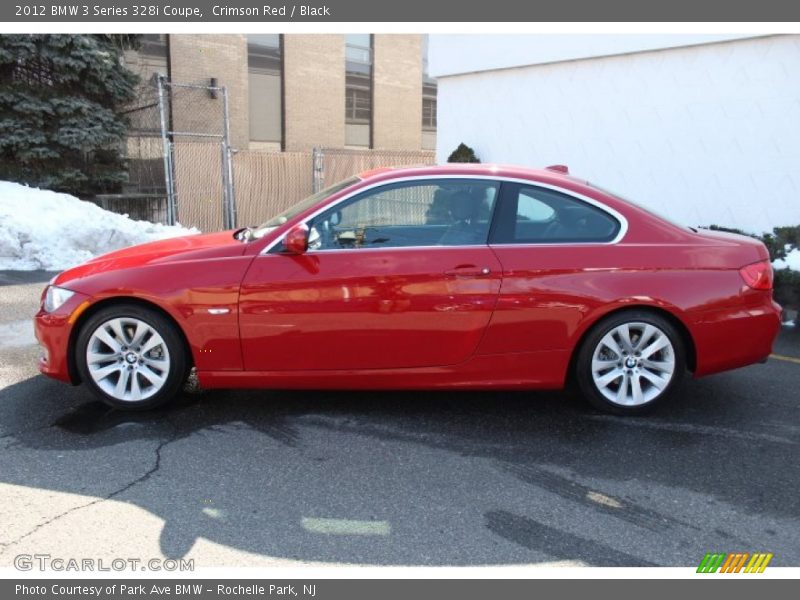 Crimson Red / Black 2012 BMW 3 Series 328i Coupe