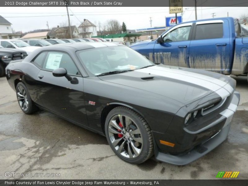 Front 3/4 View of 2013 Challenger SRT8 392