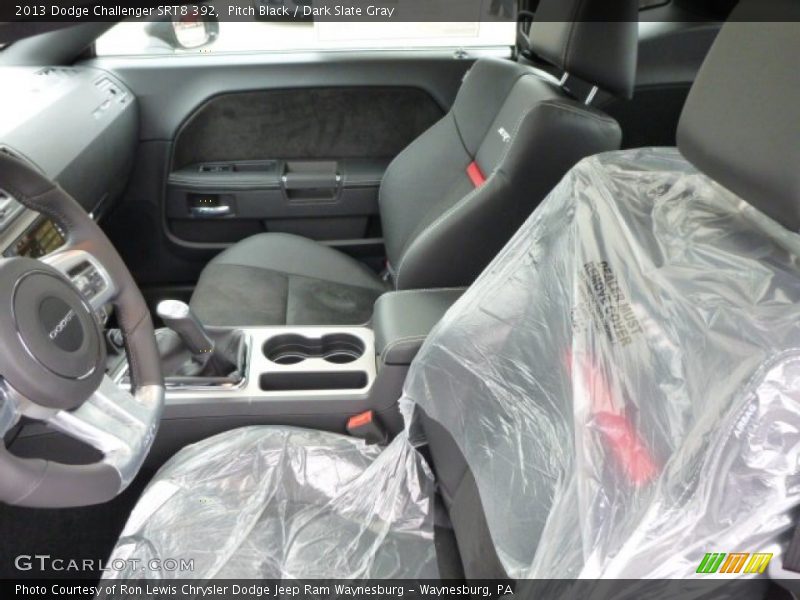 Pitch Black / Dark Slate Gray 2013 Dodge Challenger SRT8 392