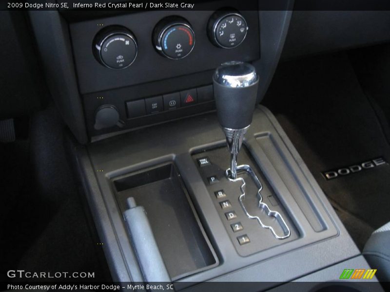 Inferno Red Crystal Pearl / Dark Slate Gray 2009 Dodge Nitro SE
