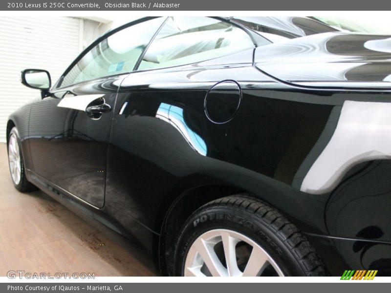 Obsidian Black / Alabaster 2010 Lexus IS 250C Convertible