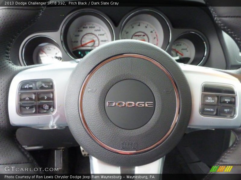 Controls of 2013 Challenger SRT8 392