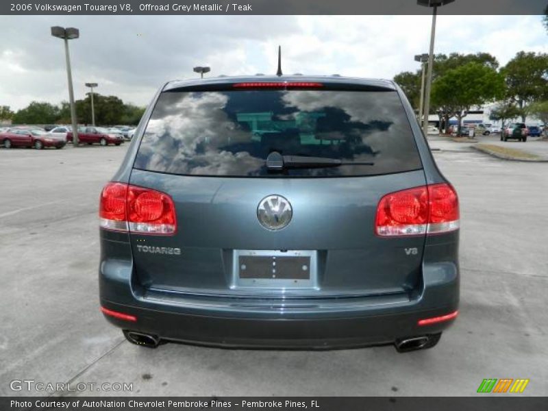 Offroad Grey Metallic / Teak 2006 Volkswagen Touareg V8
