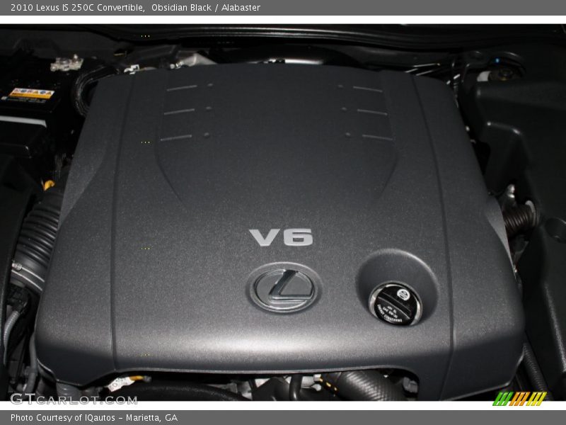 Obsidian Black / Alabaster 2010 Lexus IS 250C Convertible